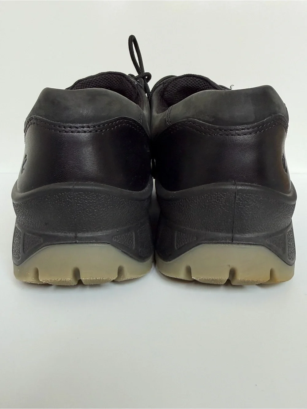 ECCO Track Gore-Tex Men’s Leather Walking Shoes Black EU 46 US 12-12.5 Waterproo